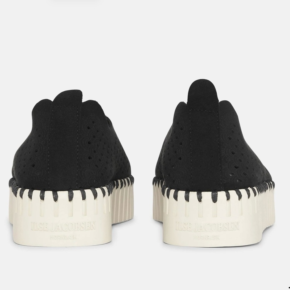 Ilse Jacobsen Black Ilse Jacobsen Tulip Slip-Ons. NWT! - Picture 3 of 4